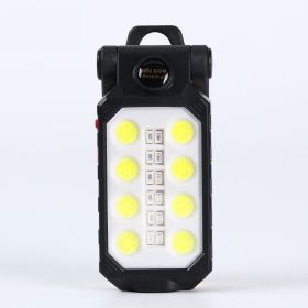 Folding USB Rechargeable COB Work Light Portable LED Flashlight Adjustable Waterproof Camping Lantern Magnet Design With Power Display