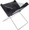 YSSOA 12&rdquo; Portable Grill Charcoal Barbecue Grill - Folding Grill Notebook Shape Charcoal Grill; Detachable Collapsible; Mini Tabletop Camping Gr