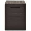 vidaXL Patio Storage Box Brown 30.7"x17.3"x21.7"