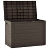 vidaXL Patio Storage Box Brown 30.7"x17.3"x21.7"