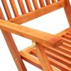 vidaXL Folding Patio Chairs 8 pcs Solid Eucalyptus Wood