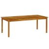 Patio Table 78.7"x39.4"x29.1" Solid Wood Acacia