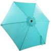 7.5ft Outdoor Patio Umbrella for Inground Pool Balcony Backyard Blue