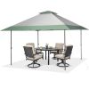 13 x 13 Feet Pop-Up Patio Canopy Tent with Shelter and Wheeled Bag