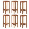 7 Piece Patio Dining Set Solid Wood Acacia