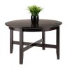 Toby Round Coffee Table, Espresso