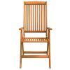 Folding Patio Chairs 2 pcs Solid Wood Eucalyptus