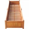 vidaXL Garden Raised Bed Acacia Wood 78.7"x19.7"x9.8"