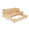 3 Tier Elevated Wooden Vegetable Garden Bed