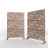 6.5 ft. H x 4 ft. W Laser Cut Metal Privacy Screen;  24"*48"*3 panels